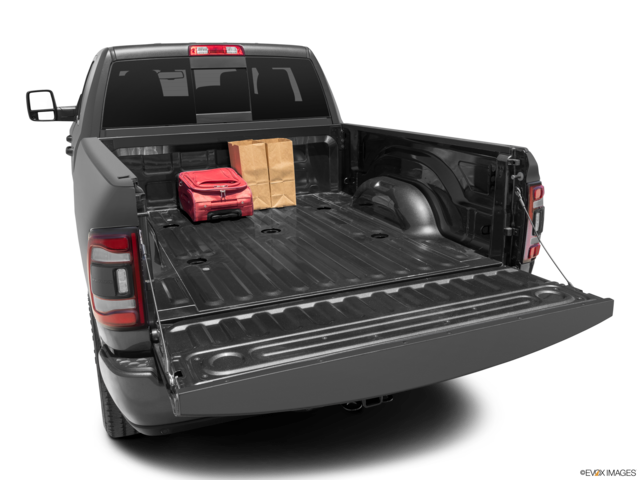 2023 ram 2500 cargo area with stuff