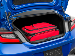 2023 subaru brz cargo area with stuff