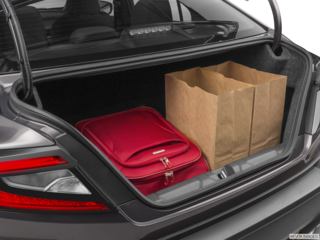 2023 subaru wrx cargo area with stuff