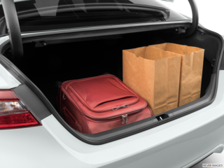 2023 toyota camry-hybrid cargo area with stuff