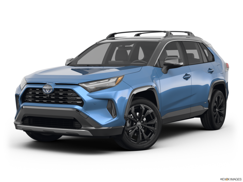 2023 toyota rav4-hybrid angled front