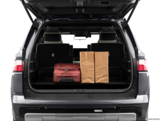 2023 toyota sequoia cargo area with stuff