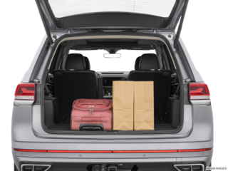 2023 volkswagen atlas cargo area with stuff