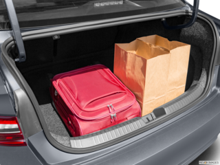 2023 volkswagen jetta cargo area with stuff