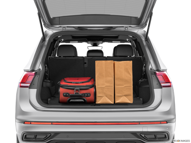 2023 volkswagen tiguan cargo area with stuff