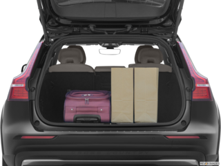 2023 volvo v60-cross-country cargo area with stuff