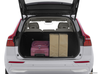 2023 volvo xc60 cargo area with stuff