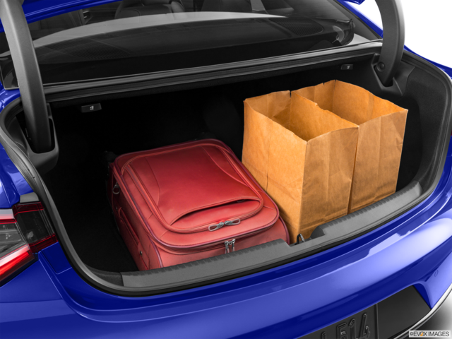 2024 acura tlx cargo area with stuff