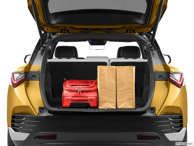 2024 acura zdx cargo area with stuff