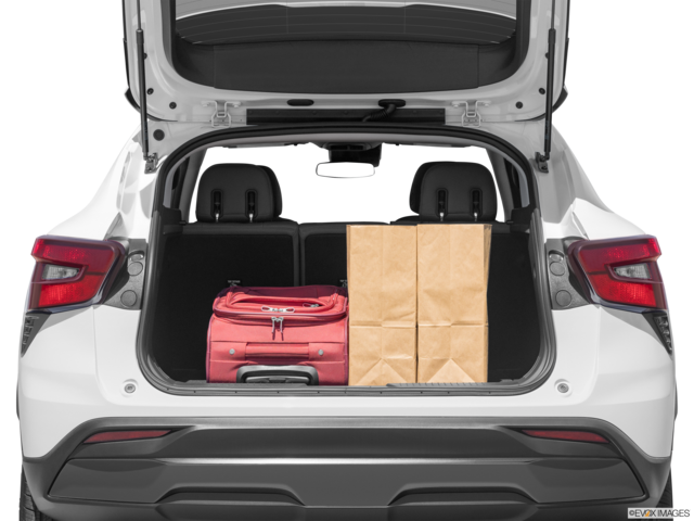 2024 chevrolet trax cargo area with stuff