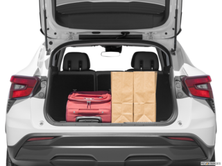 2024 chevrolet trax cargo area with stuff