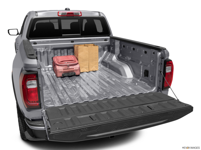 2024 gmc canyon cargo area with stuff