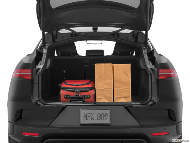 2024 jaguar i-pace cargo area with stuff
