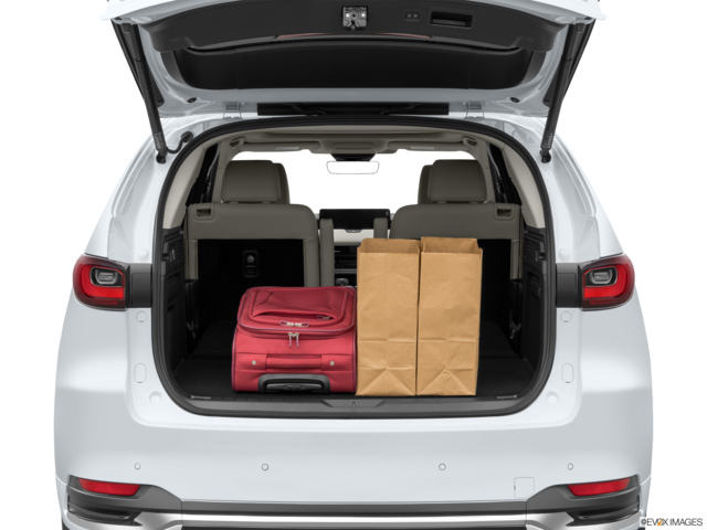 2024 mazda cx-90 cargo area with stuff