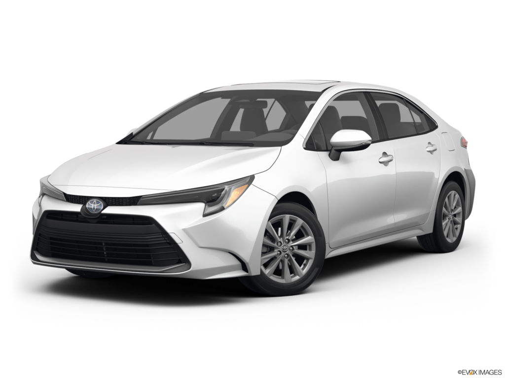 2024 toyota corolla-hybrid angled front