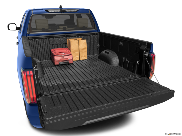 2024 toyota tundra cargo area with stuff