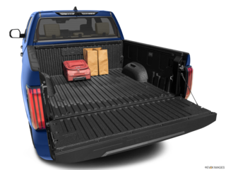 2024 toyota tundra cargo area with stuff