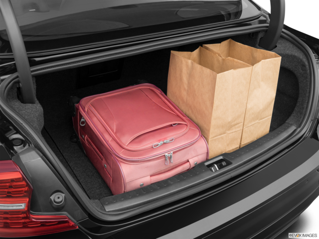 2024 volvo s60 cargo area with stuff