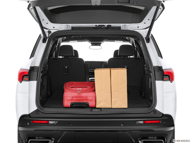2025 buick enclave cargo area with stuff