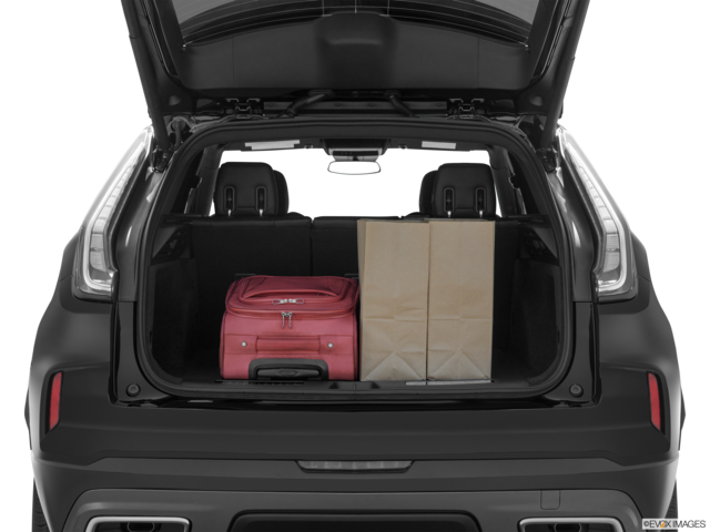 2025 cadillac xt4 cargo area with stuff