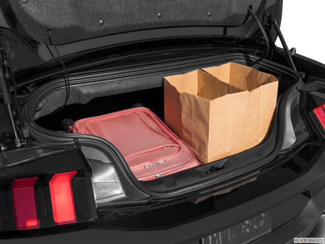 2025 ford mustang cargo area with stuff
