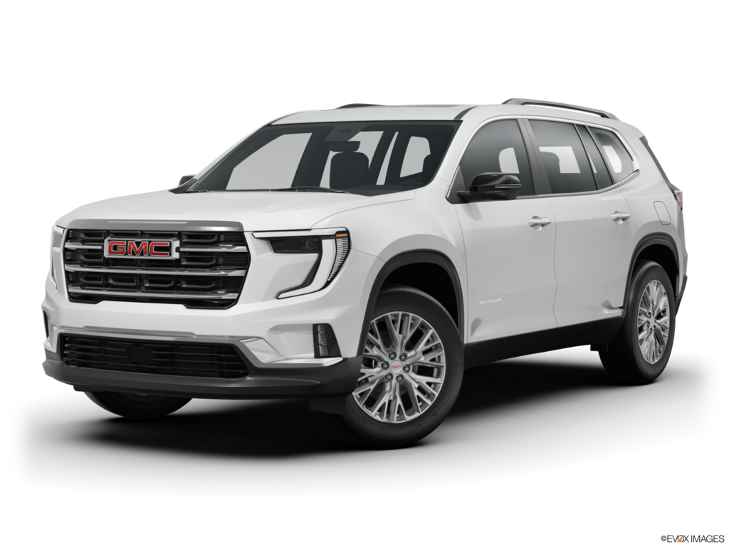 2025 gmc acadia angled front