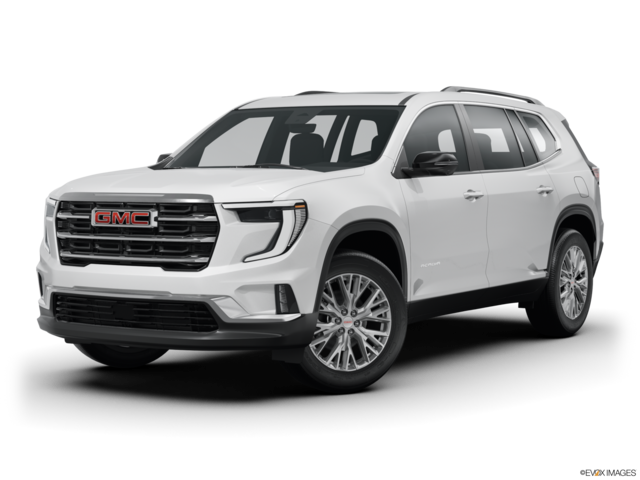 2025 gmc acadia angled front