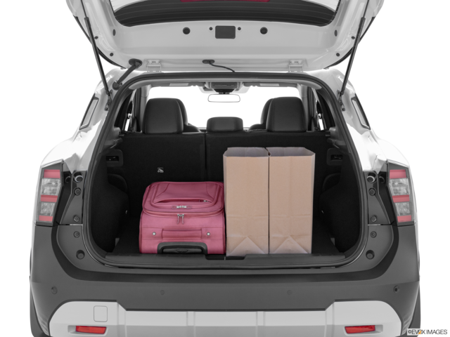 2026 nissan kicks cargo area with stuff