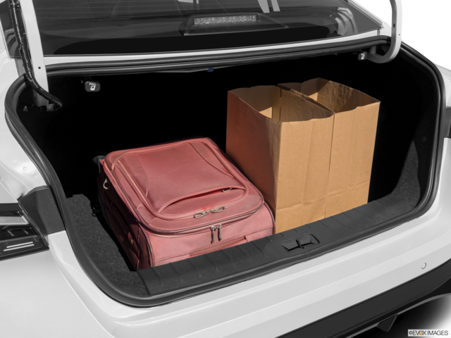 2026 nissan sentra cargo area with stuff